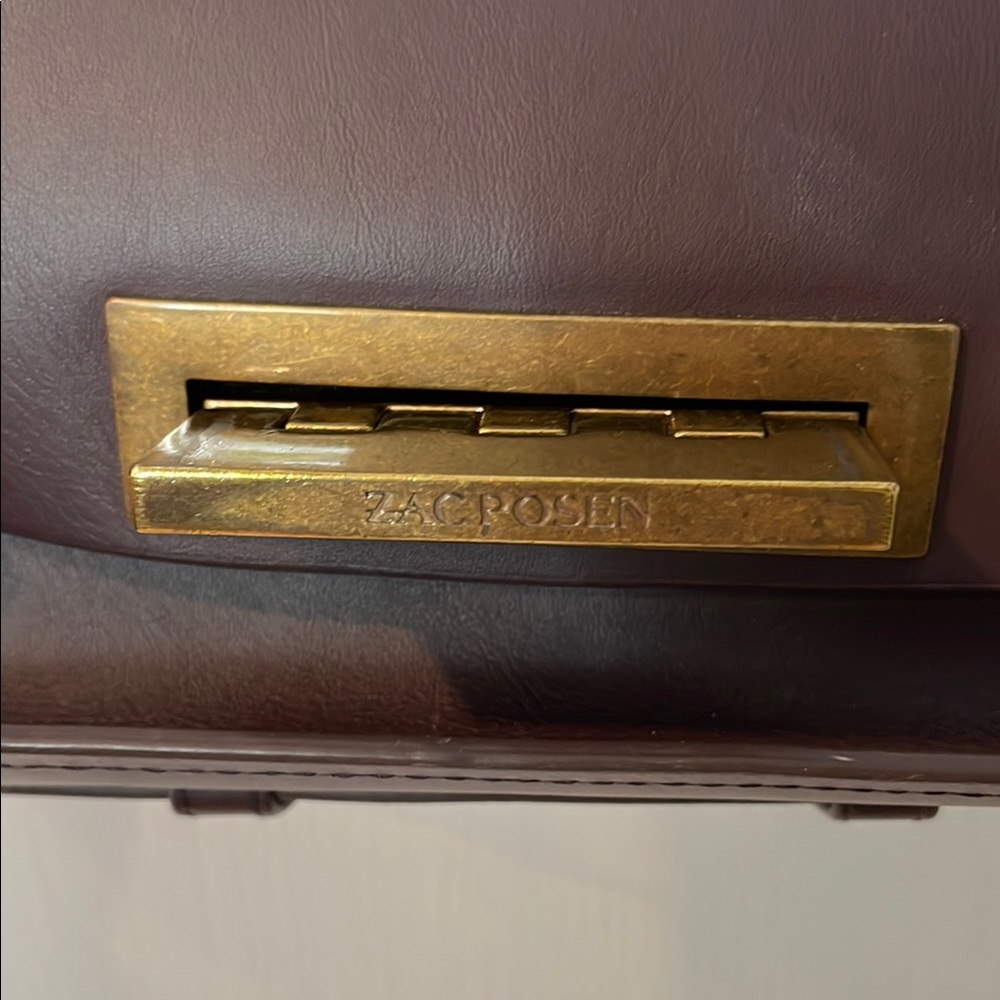 Zac Posen Purple Crossbody Bag with Sleek Design - Picture 4 of 7